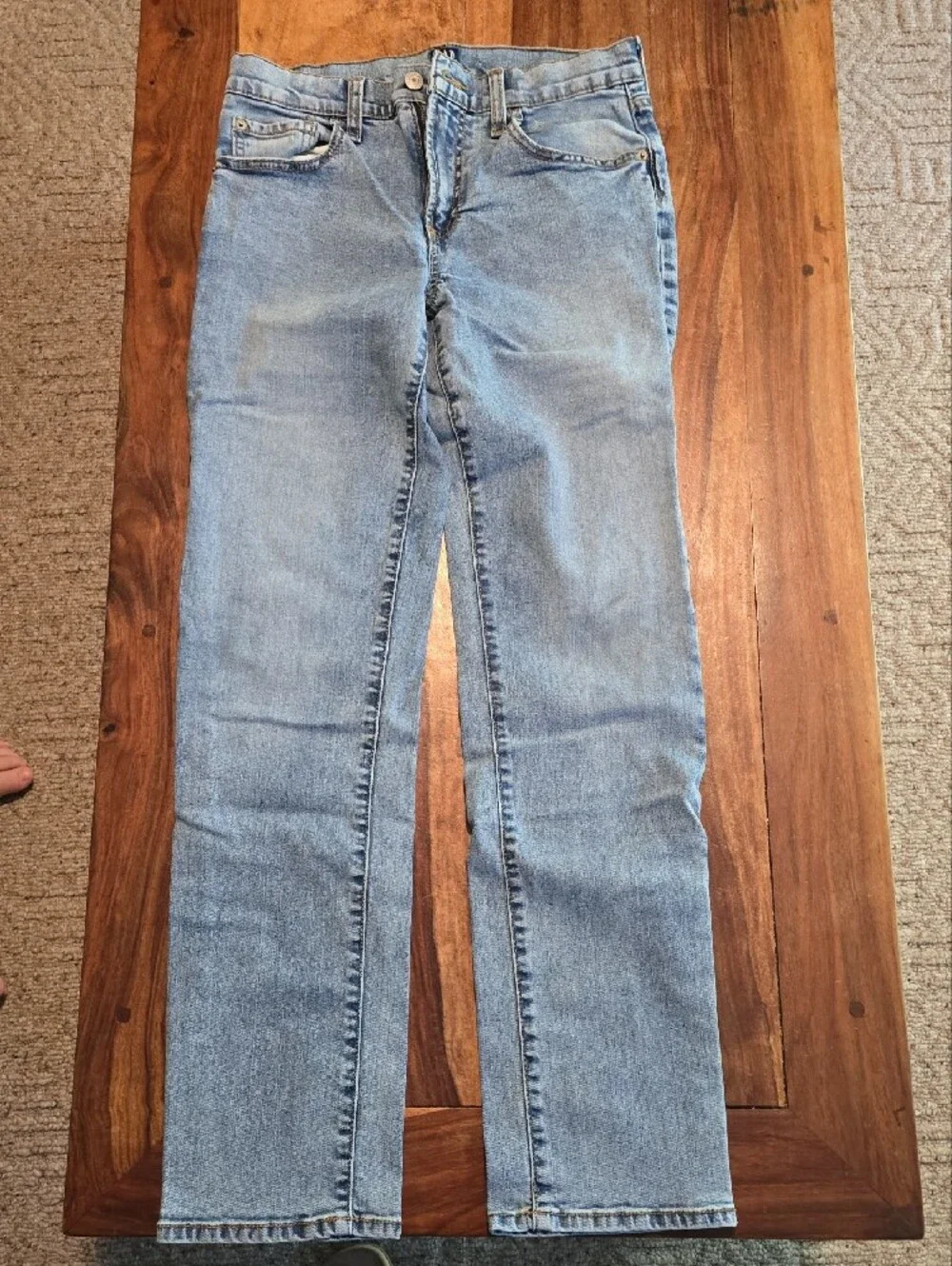 GAP Light Blue Stretch Straight Denim Jeans